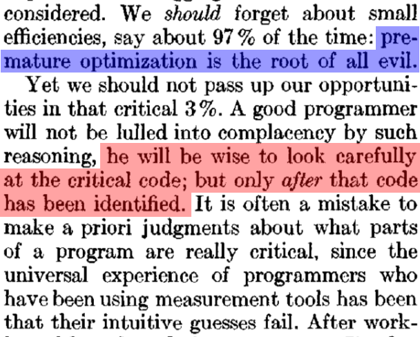 Donald Knuth citation