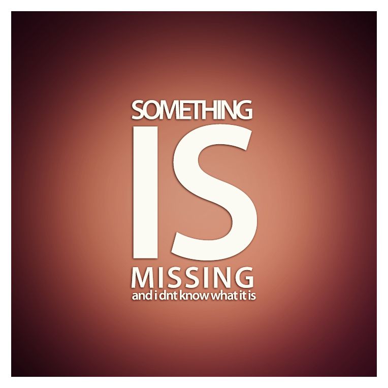 Missing Things